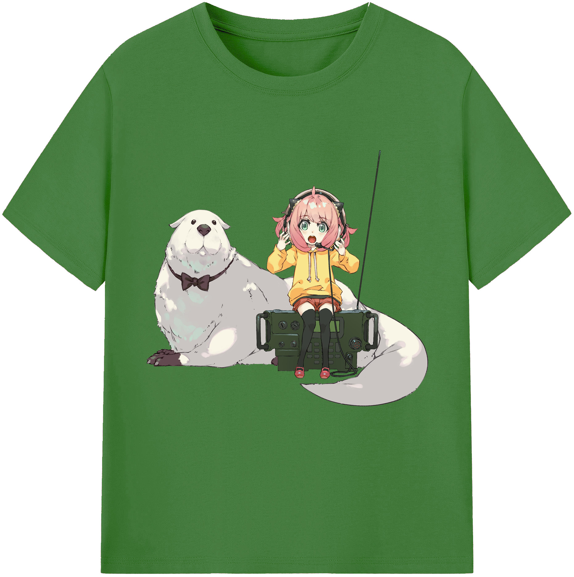 （画像用） SPY×FAMILY间谍家家酒 レディースカジュアルプリントTシャツ（綿100％）